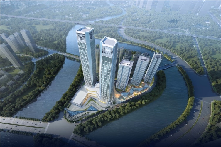 Forte Financial Island IV w Chengdu w Chinach